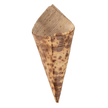 Fiesta Compostable Biodegradable Bamboo Cones 35mm (200 Pack) (80(H) x 35(Ø)mm. Pack Quantity: 200) • PAS-DK385