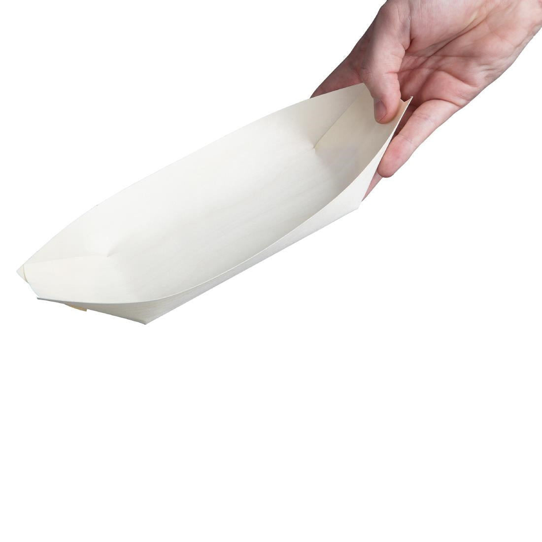 Fiesta Compostable Wooden Sushi Boats Large 250mm (100 Pack) (Pack of 100) • PAS-DK386