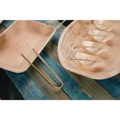 Fiesta Compostable Mini Bamboo Tongs (Pack of 50) • PAS-DK391