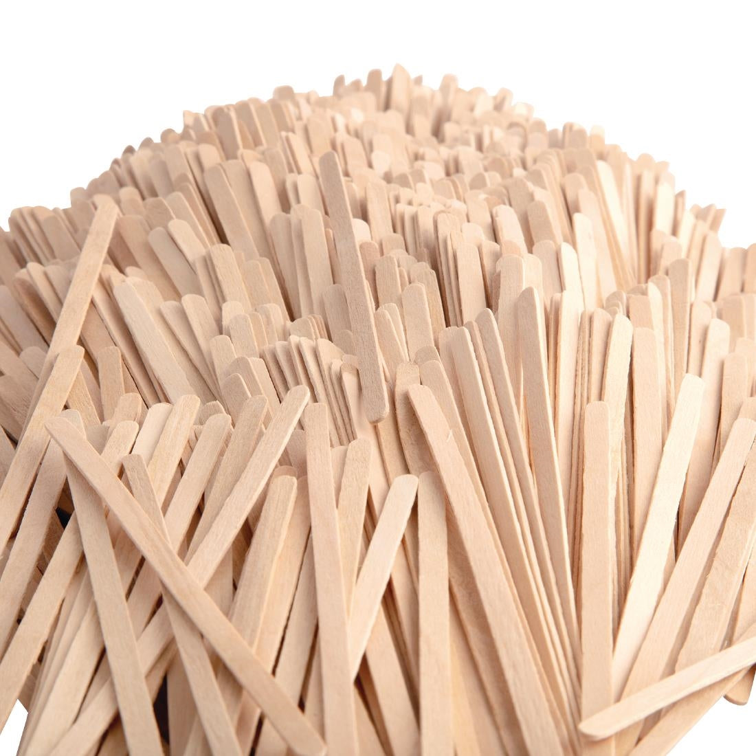 Fiesta Compostable Biodegradable Wooden Coffee Stirrers 140mm (1000 Pack) (140(L)mm | 5 1/2". Pack Quantity: 1000) • PAS-DK392