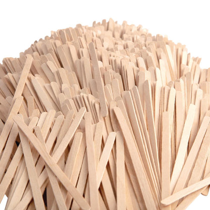 Fiesta Compostable Biodegradable Wooden Coffee Stirrers 140mm (1000 Pack) (140(L)mm | 5 1/2". Pack Quantity: 1000) • PAS-DK392