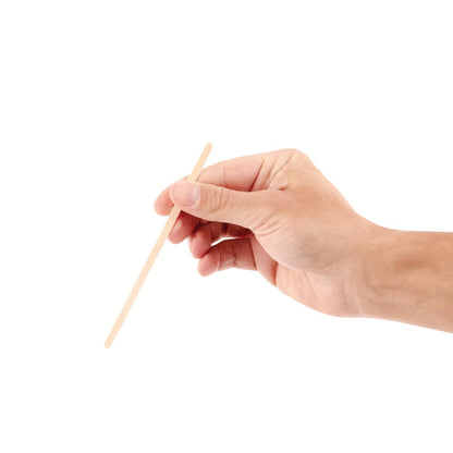 Fiesta Compostable Biodegradable Wooden Coffee Stirrers 140mm (1000 Pack) (140(L)mm | 5 1/2". Pack Quantity: 1000) • PAS-DK392