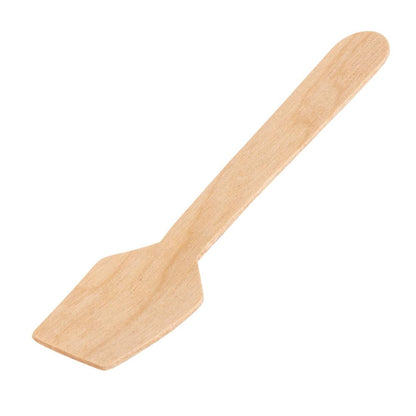 Fiesta Compostable Wooden Ice Cream Spoons (Pack of 100) • PAS-DK399