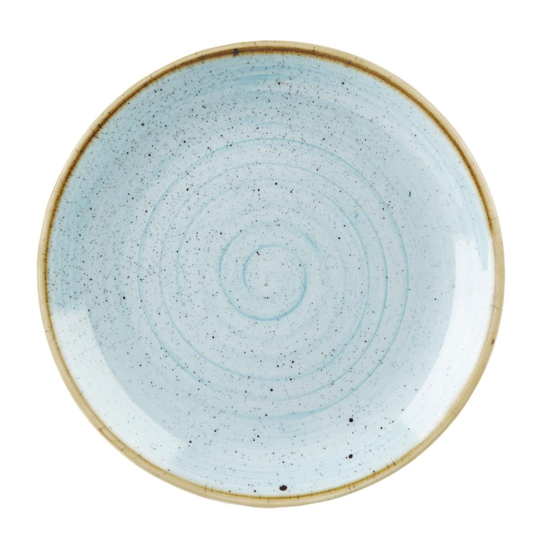 Churchill Stonecast Round Coupe Plate Duck Egg Blue 260mm (12 Pack) (Pack of 12) • PAS-DK500
