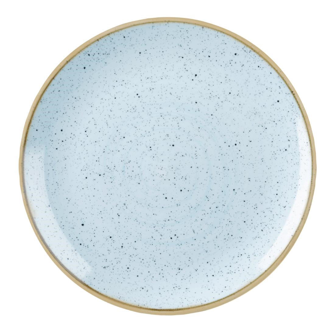 Churchill Stonecast Round Coupe Plate Duck Egg Blue 165mm (12 Pack) (Pack of 12) • PAS-DK502
