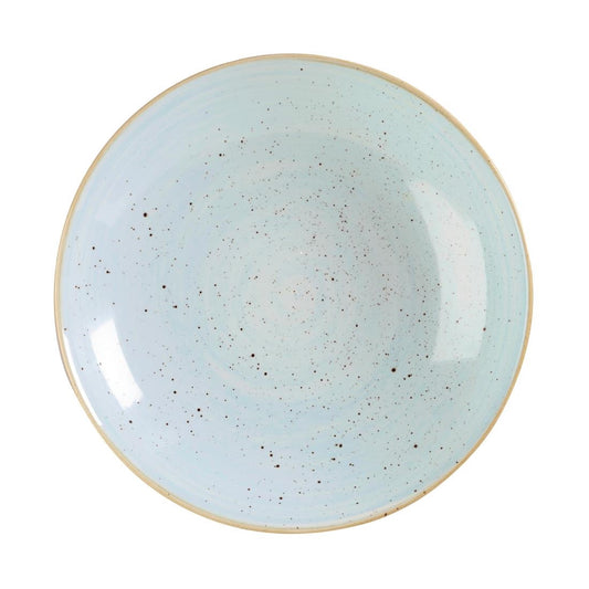 Churchill Stonecast Round Coupe Bowl Duck Egg Blue 310mm • PAS-DK503