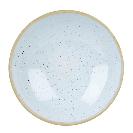Churchill Stonecast Round Coupe Bowl Duck Egg Blue 182mm (12 Pack) • PAS-DK505