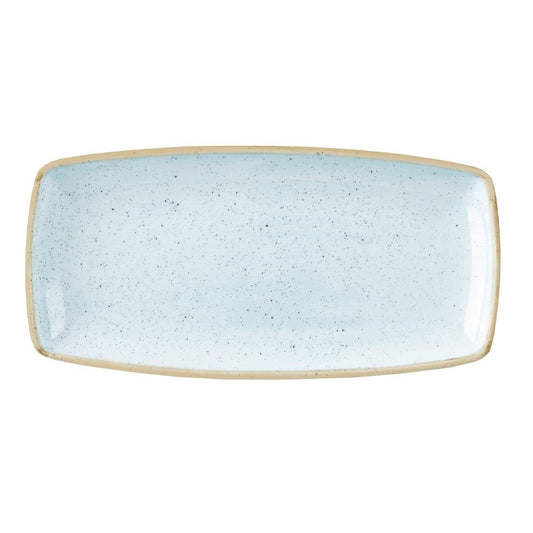 Churchill Stonecast Rectangular Plate Duck Egg Blue 295mm • PAS-DK510