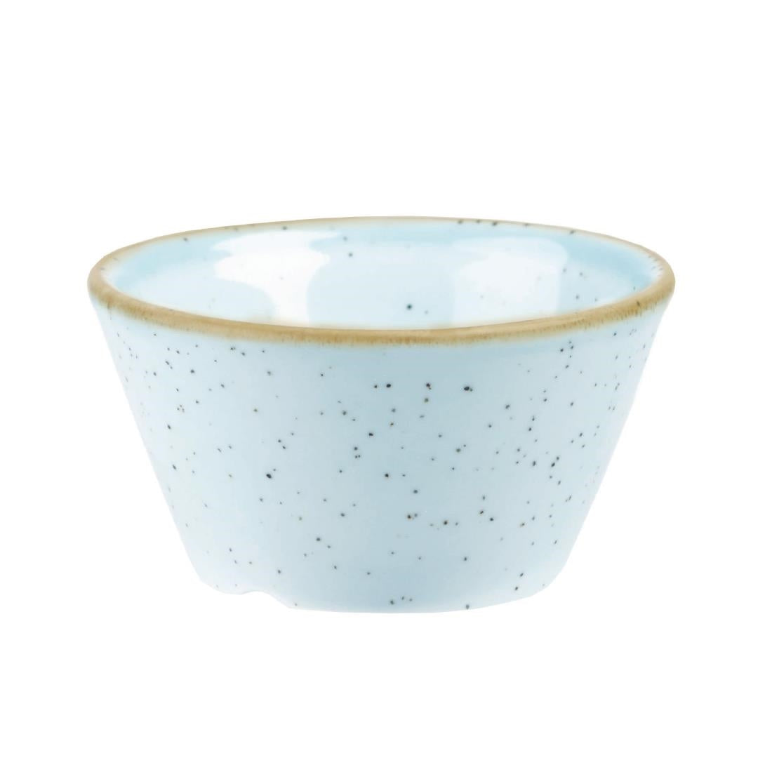 Churchill Stonecast X Squared Sauce Dish Duck Egg Blue 3oz • PAS-DK517