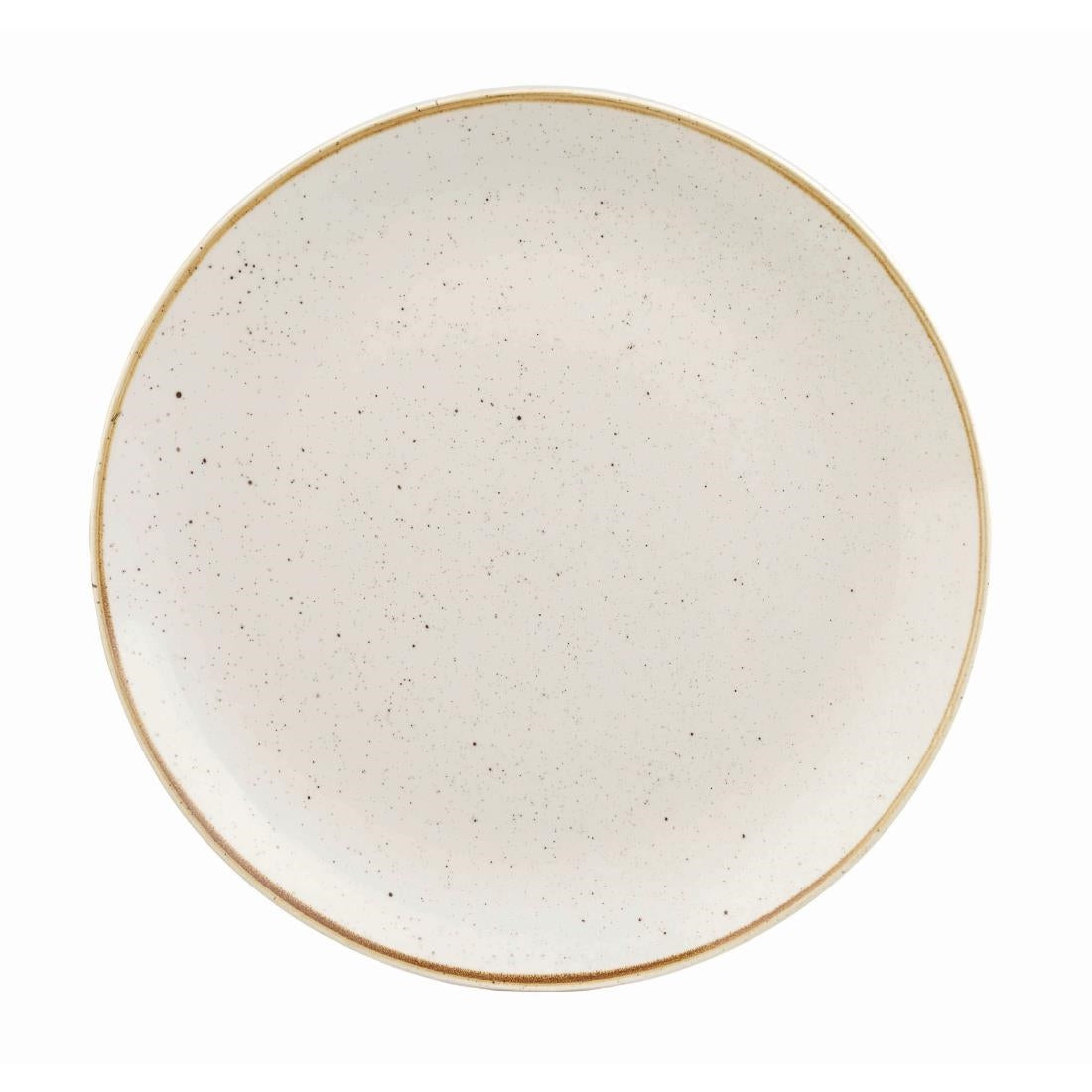 Churchill Stonecast Round Coupe Plate Barley White 260mm (12 Pack) • PAS-DK518