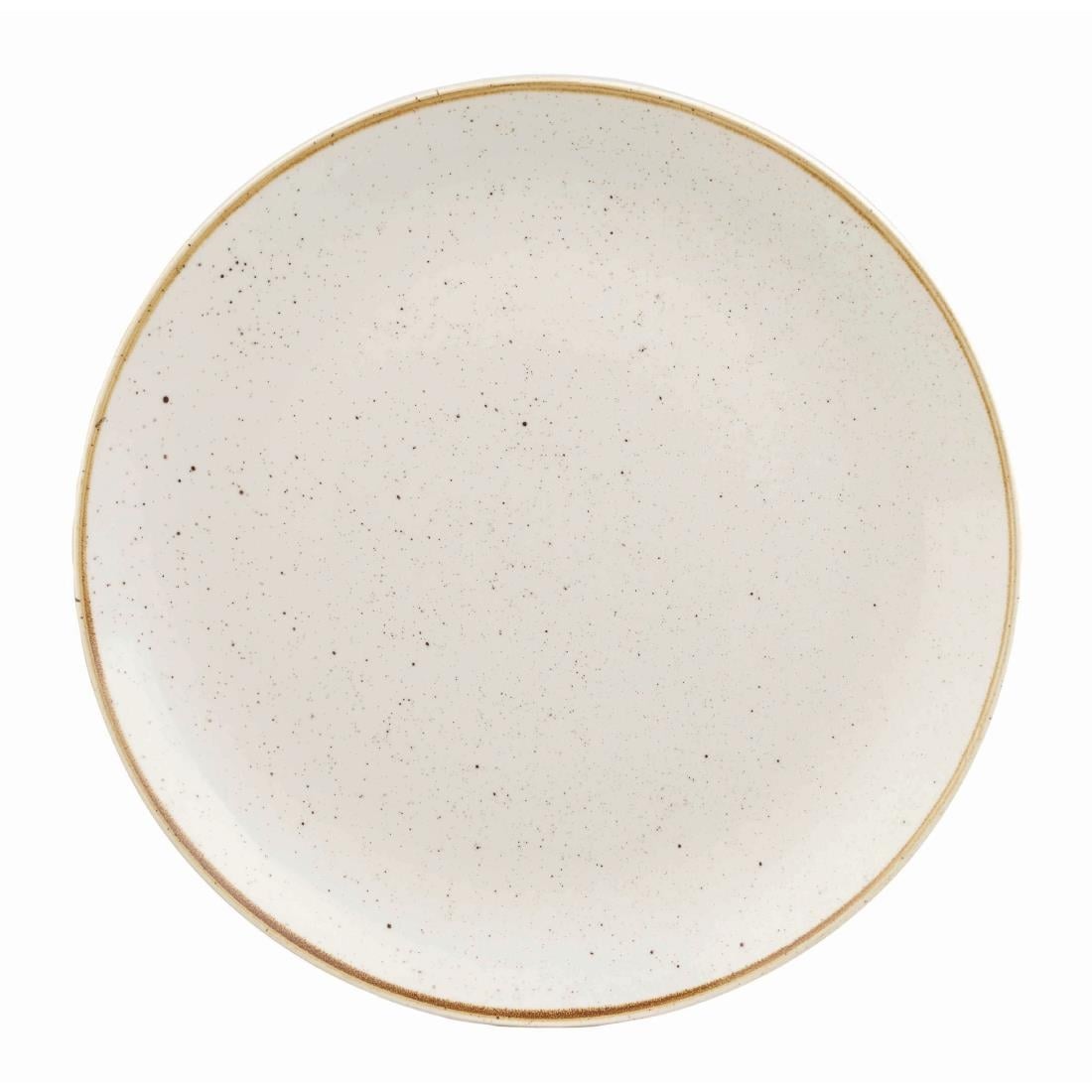 Churchill Stonecast Round Coupe Plate Barley White 165mm (12 Pack) • PAS-DK520