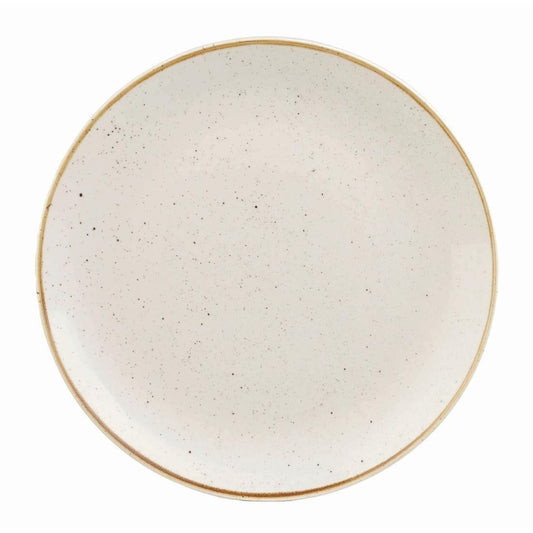 Churchill Stonecast Round Coupe Plate Barley White 165mm (12 Pack) • PAS-DK520