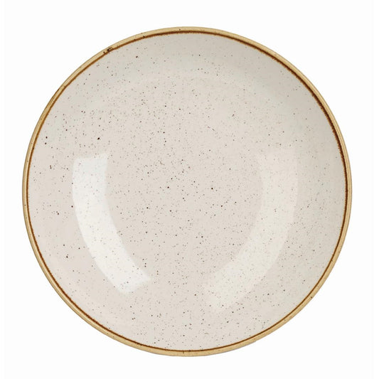 Churchill Stonecast Round Coupe Bowl Barley White 248mm (12 Pack) • PAS-DK522