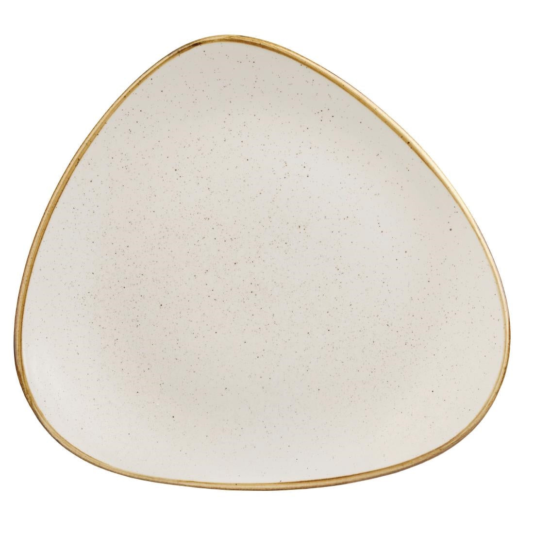 Churchill Stonecast Triangle Plate Barley White 315mm (6 Pack) • PAS-DK524