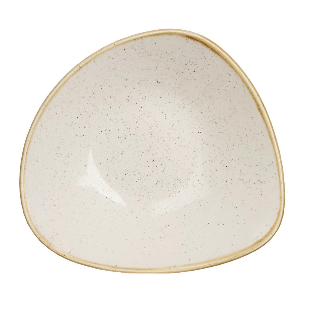 Churchill Stonecast Triangle Bowls Barley White 235mm (12 Pack) • PAS-DK525