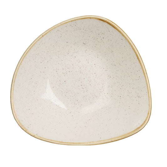 Churchill Stonecast Triangle Bowls Barley White 235mm (12 Pack) • PAS-DK525