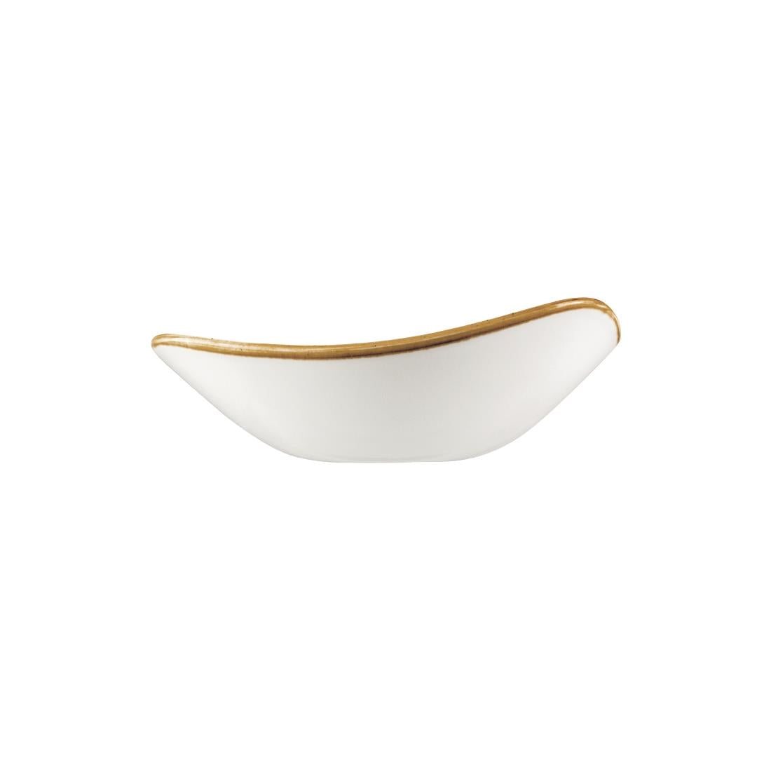 Churchill Stonecast Triangle Bowls Barley White 235mm (12 Pack) • PAS-DK525