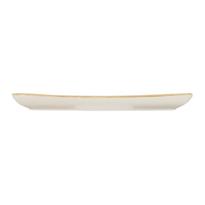 Churchill Stonecast Rectangular Plate Barley White 295 x 150mm • PAS-DK528