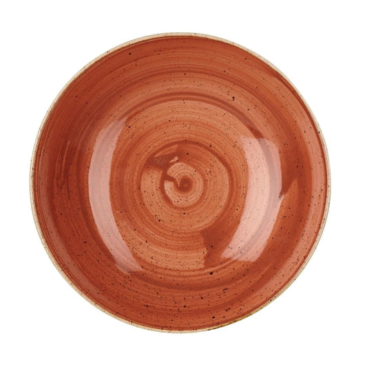 Churchill Stonecast Round Coupe Bowl Spiced Orange 248mm (12 Pack) • PAS-DK540
