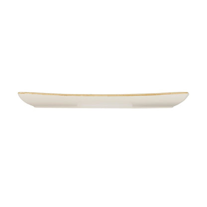 Churchill Stonecast Rectangular Plate Spiced Orange 350 x 185mm • PAS-DK544