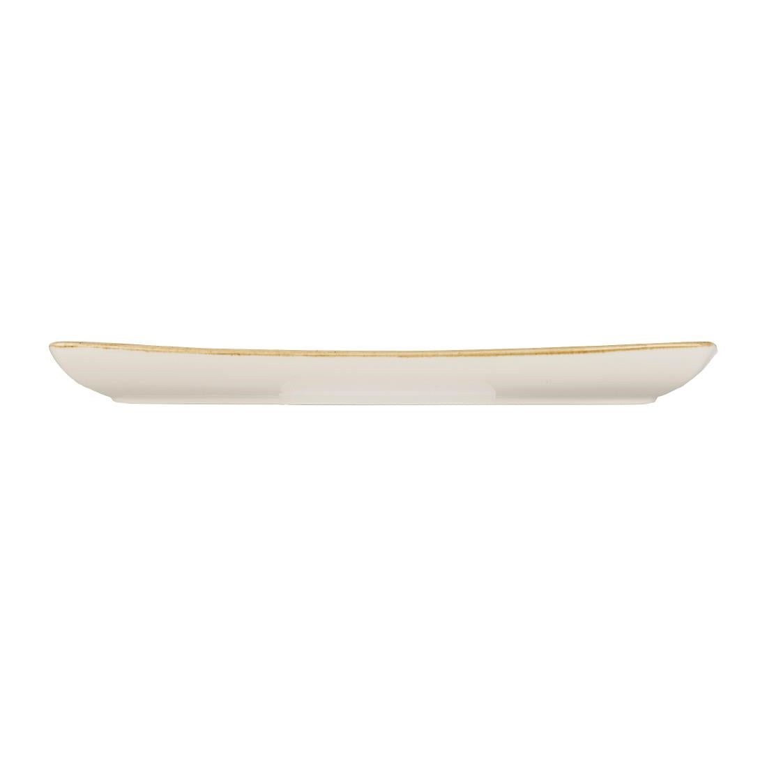 Churchill Stonecast Rectangular Plate Spiced Orange 295 x 150mm • PAS-DK545