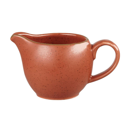Churchill Stonecast Milk Jugs Spiced Orange 113mm (4 Pack) • PAS-DK551