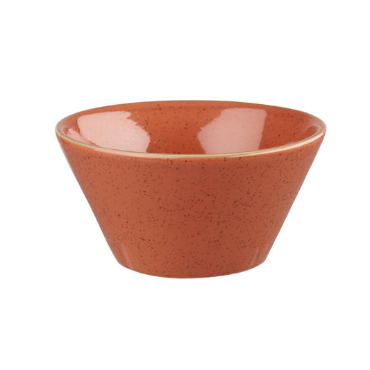 Churchill Stonecast X Squared Sauce Dish Spiced Orange 3oz • PAS-DK552