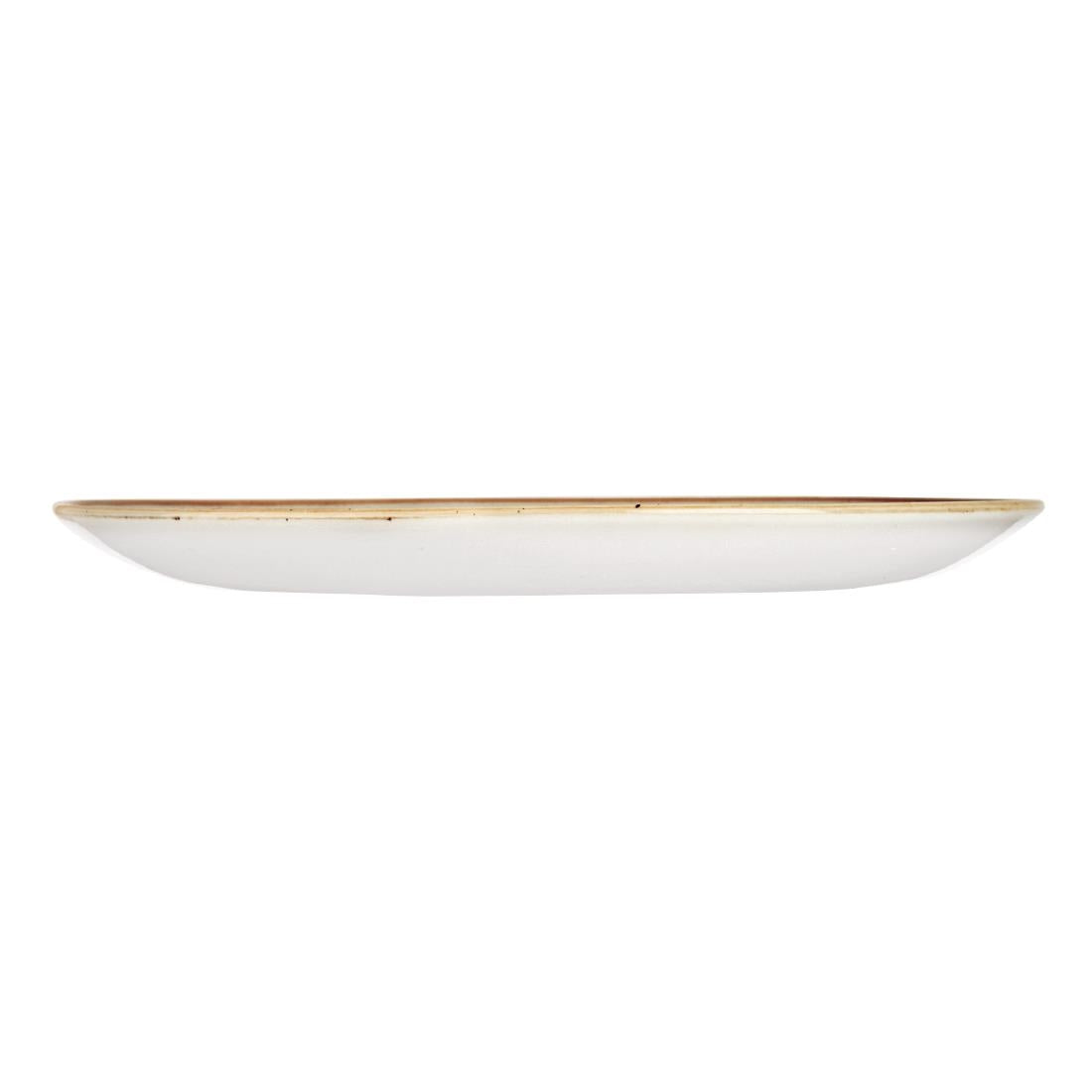 Churchill Stonecast Round Coupe Plate Peppercorn Grey 260mm • PAS-DK553