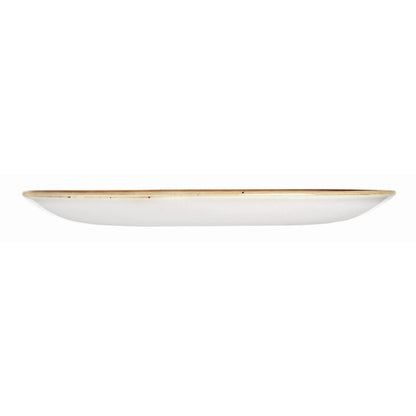 Churchill Stonecast Round Coupe Plate Peppercorn Grey 217mm • PAS-DK554