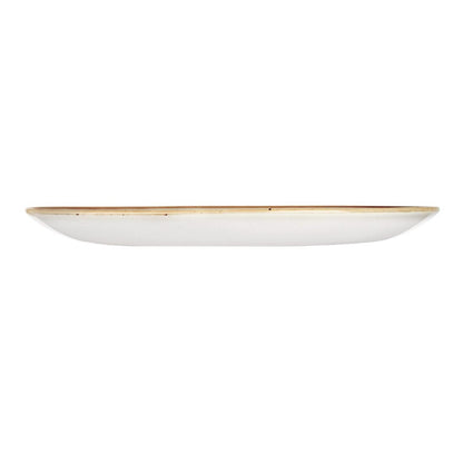 Churchill Stonecast Round Coupe Plate Peppercorn Grey 165mm • PAS-DK555
