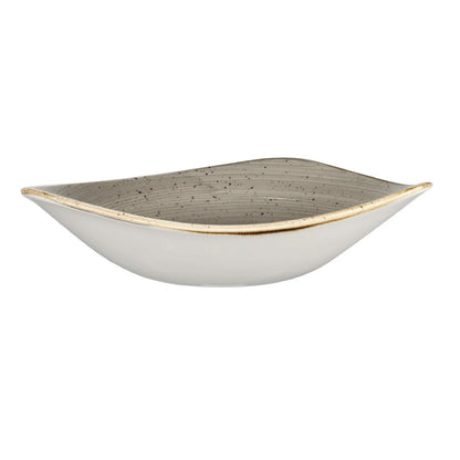 Churchill Stonecast Triangle Bowl Peppercorn Grey 185mm (12 Pack) (Pack of 12) • PAS-DK560
