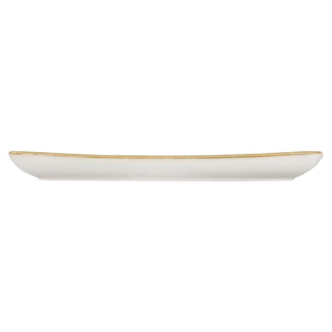 Churchill Stonecast Rectangular Plate Peppercorn Grey 350 x 185mm • PAS-DK561