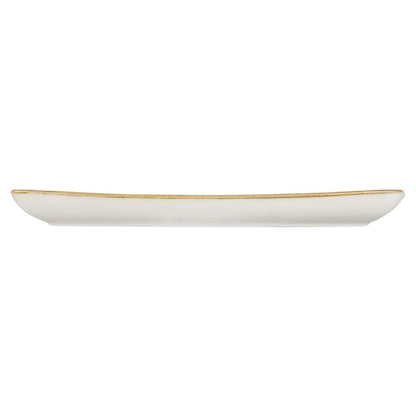 Churchill Stonecast Rectangular Plate Peppercorn Grey 350 x 185mm • PAS-DK561