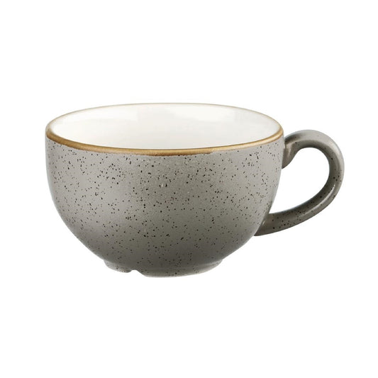Churchill Stonecast Coffee Cups Peppercorn Grey 228ml (12 Pack) (Capacity: 228ml/8oz | Colour: Peppercorn Grey | Pack of 12) • PAS-DK566