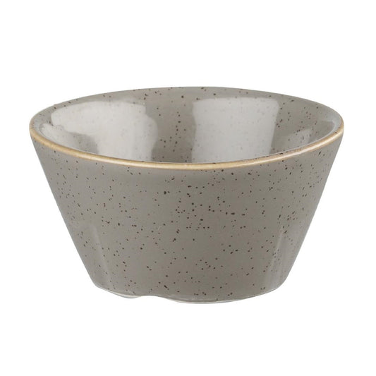 Churchill Stonecast X Squared Sauce Dish Peppercorn Grey 3oz • PAS-DK569