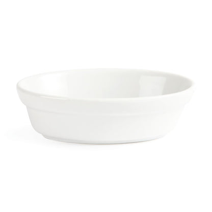 Olympia Whiteware Oval Pie Dishes 145 x 104mm (Pack of 6) • PAS-DK806