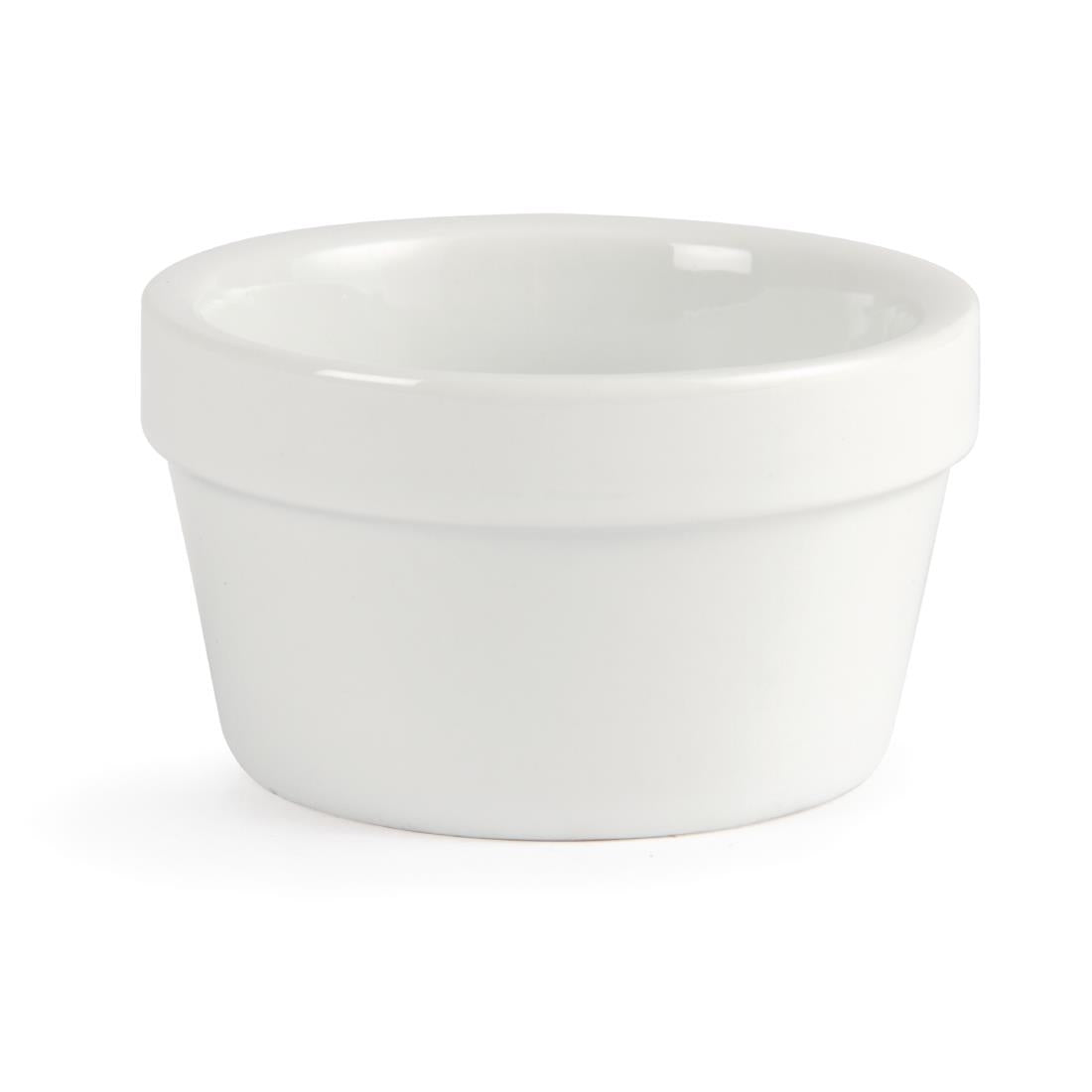 Olympia Whiteware Ramekin White - 77x45mm (6 Pack) (77x 45mm/ 3". White. Pack quantity: 6.) • PAS-DK826