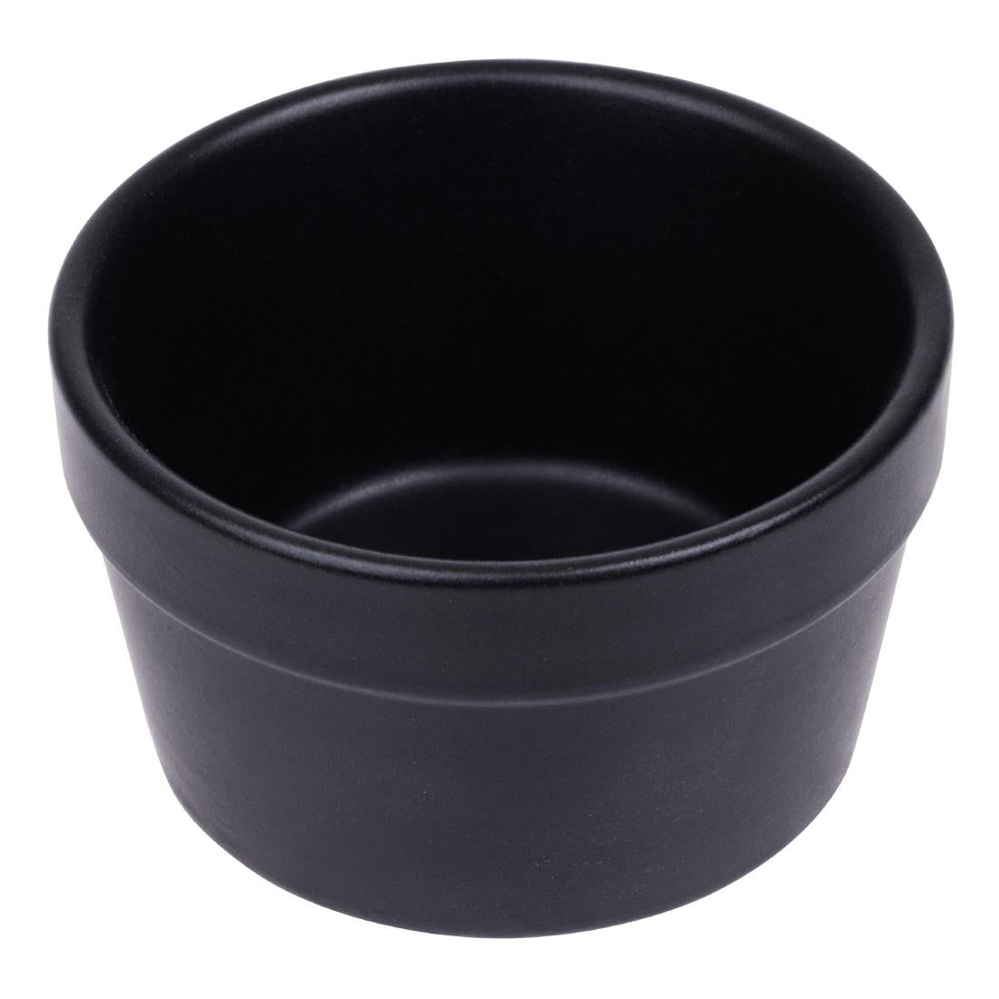 Olympia Tapas Tapas Ramekin Matt Black - 77x45mm 3x 1 3/4" (Box 6) • PAS-DK830