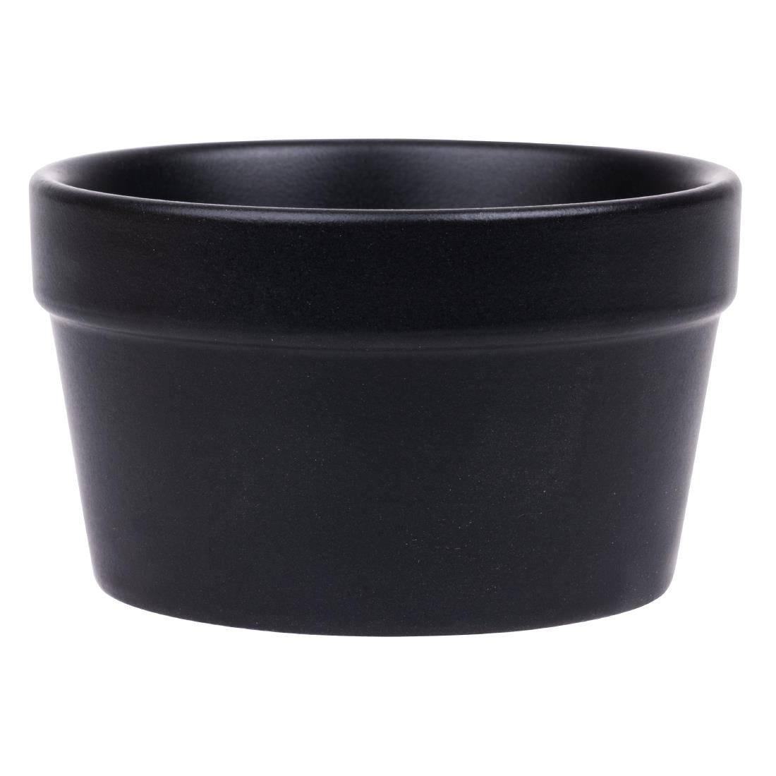 Olympia Tapas Tapas Ramekin Matt Black - 77x45mm 3x 1 3/4" (Box 6) • PAS-DK830