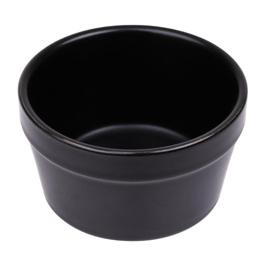 Olympia Tapas Ramekin Matt Black - 95mm 3 3/4" (6 Pack) (95mm. Matt Black. Pack quantity: 6) • PAS-DK831