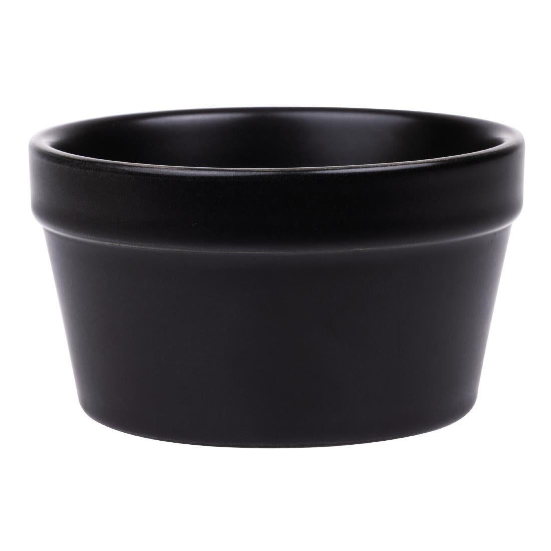 Olympia Tapas Ramekin Matt Black - 95mm 3 3/4" (6 Pack) (95mm. Matt Black. Pack quantity: 6) • PAS-DK831