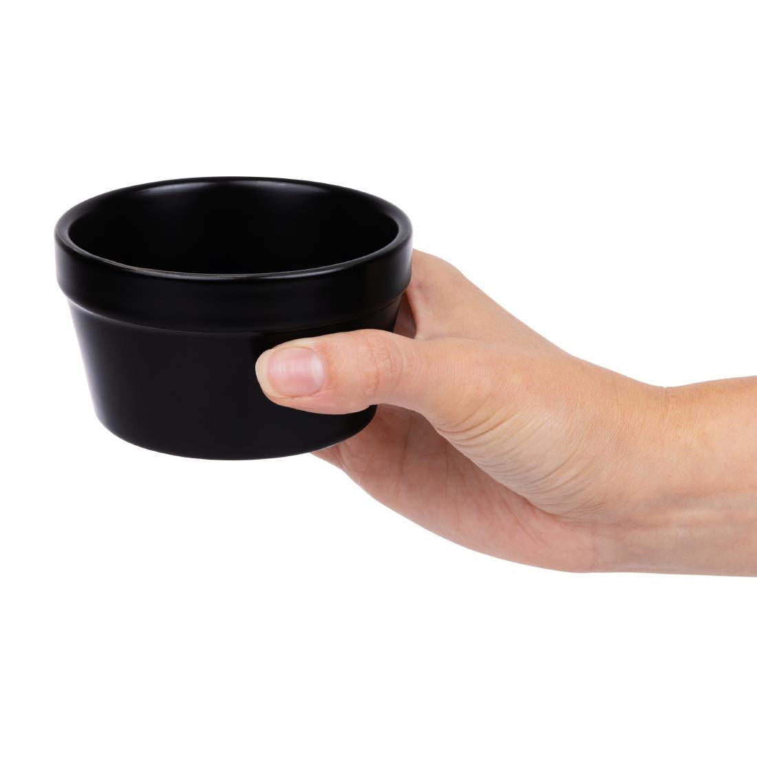 Olympia Tapas Ramekin Matt Black - 95mm 3 3/4" (6 Pack) (95mm. Matt Black. Pack quantity: 6) • PAS-DK831