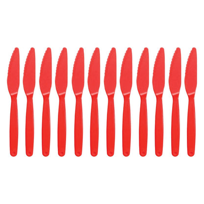 Olympia Kristallon PC Knife Red - 180mm 7 1/10" (12 Pack) • PAS-DL114