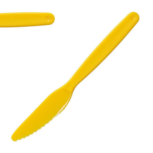 Olympia Kristallon PC Knife Yellow - 180mm 7 1/10" (12 Pack) • PAS-DL115