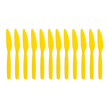 Olympia Kristallon PC Knife Yellow - 180mm 7 1/10" (12 Pack) • PAS-DL115