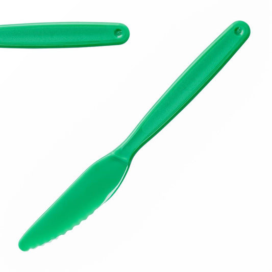 Olympia Kristallon PC Knife Green - 180mm 7 1/10" (12 Pack) • PAS-DL116