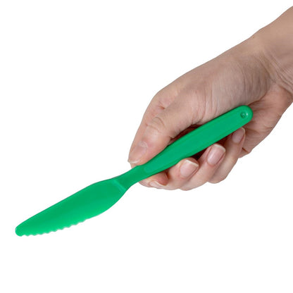 Olympia Kristallon PC Knife Green - 180mm 7 1/10" (12 Pack) • PAS-DL116