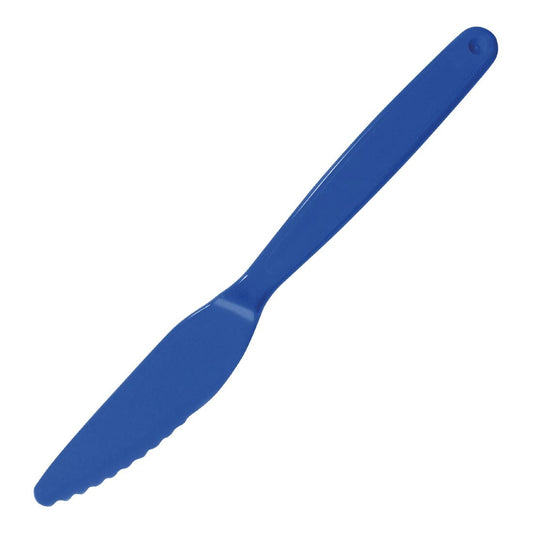 Olympia Kristallon PC Knife Blue - 180mm 7 1/10" (12 Pack) • PAS-DL117
