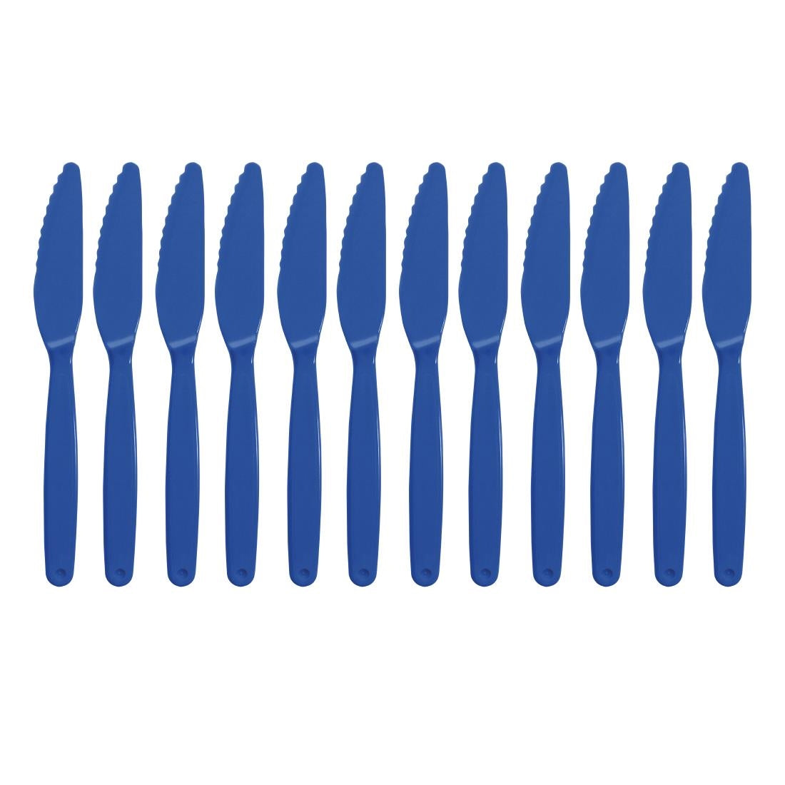 Olympia Kristallon Polypropylene Knife Blue (12 Pack) (Pack of 12) • PAS-DL117
