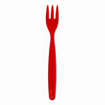 Olympia Kristallon PC Fork Red - 170mm 6 7/10" (12 Pack) • PAS-DL118